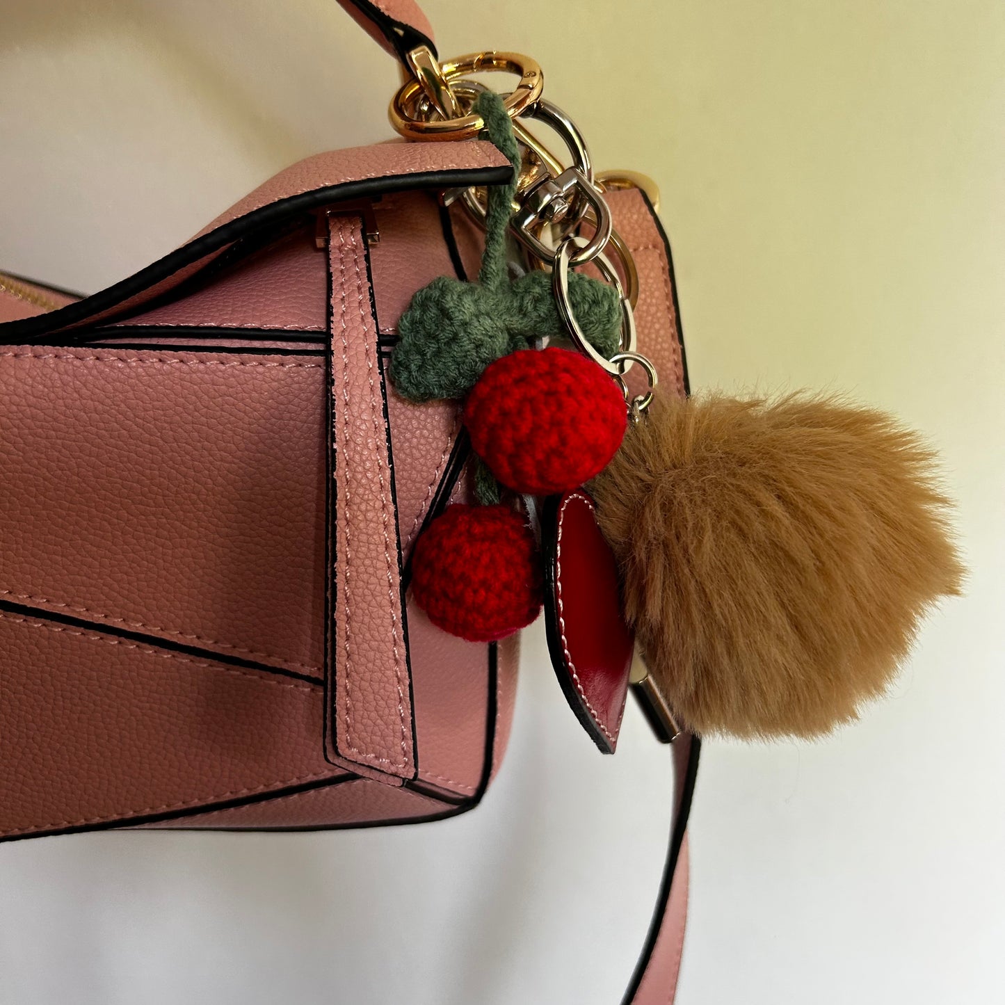 Crochet Cherry Charms