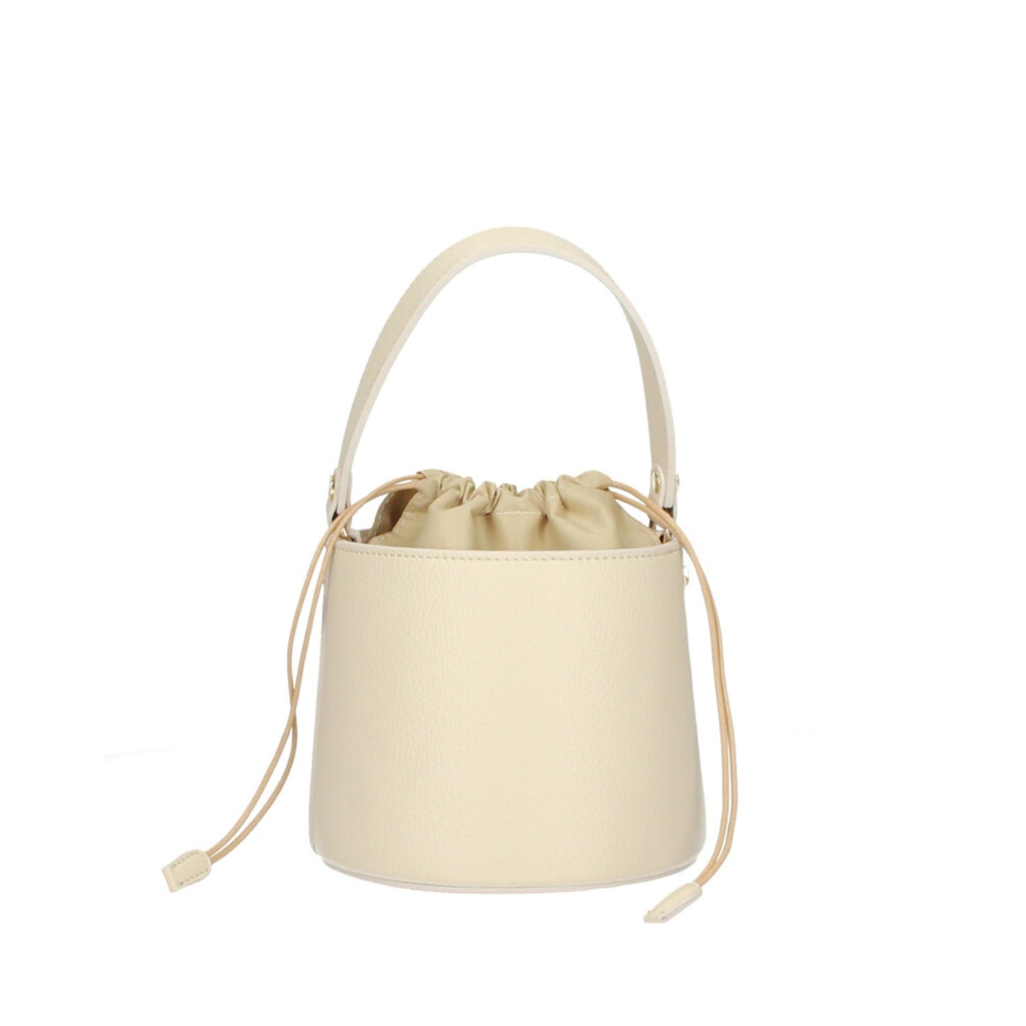 Leather Drawstring Bucket Bags