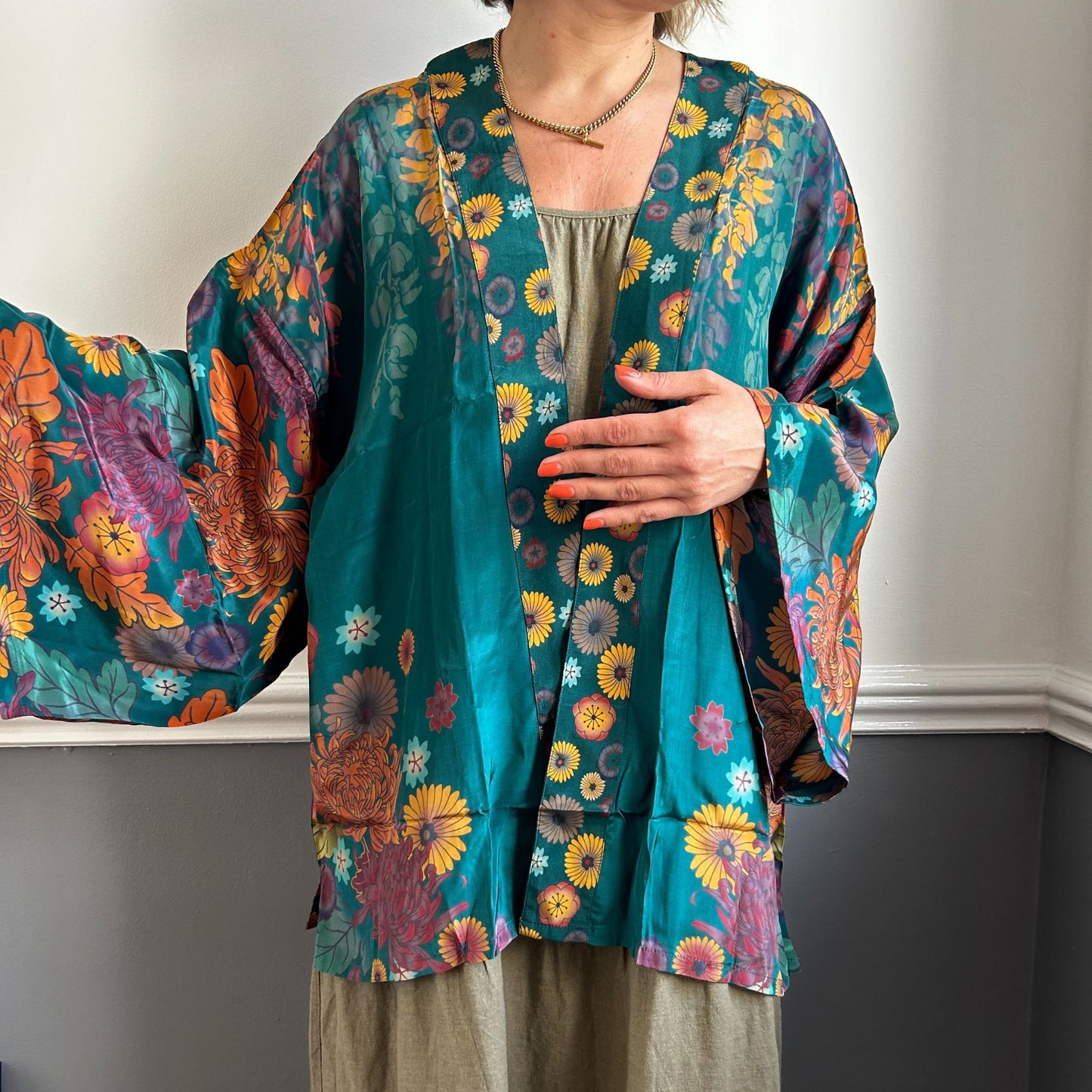 Vintage Style Kimono Jacket