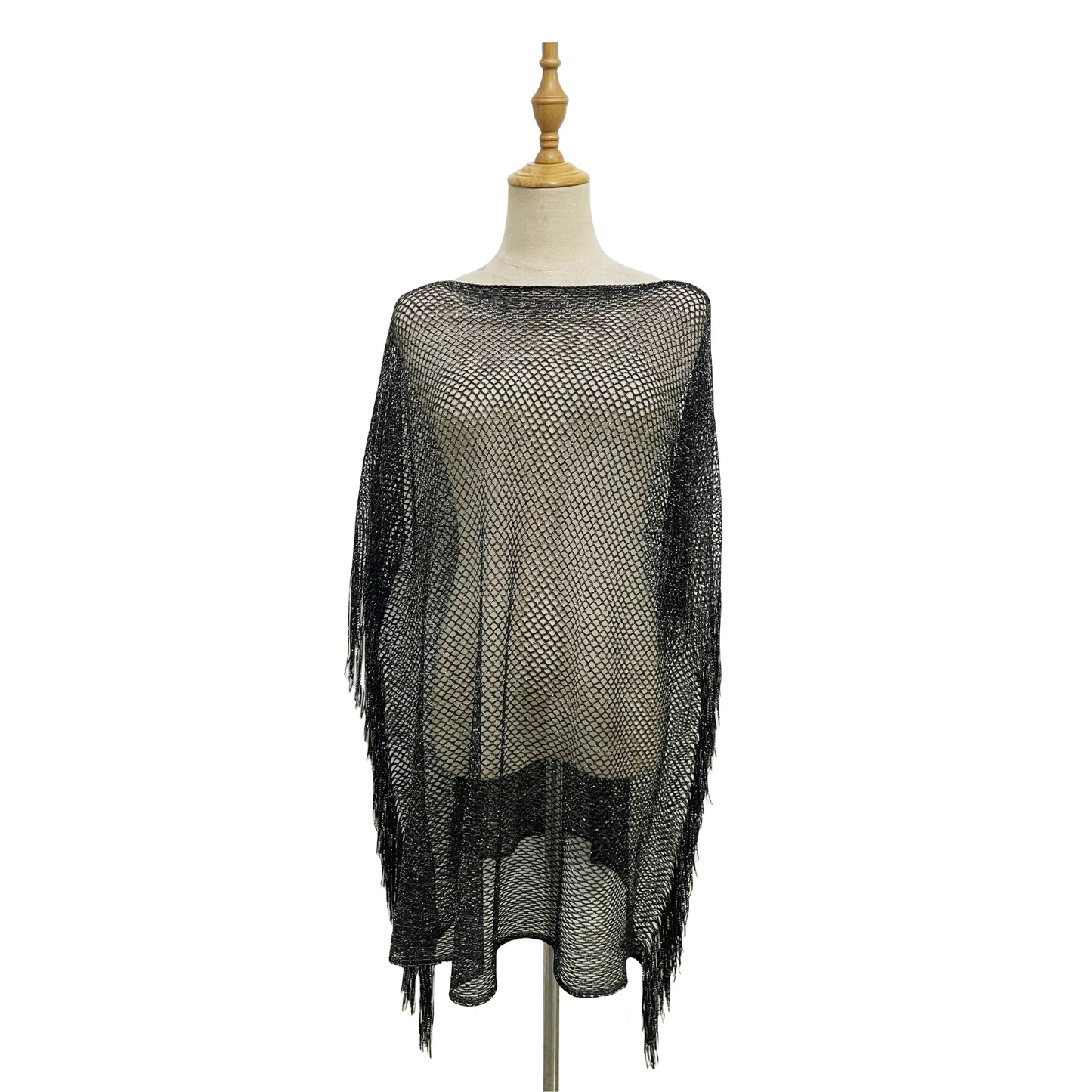 Metallic Kimonos and Ponchos