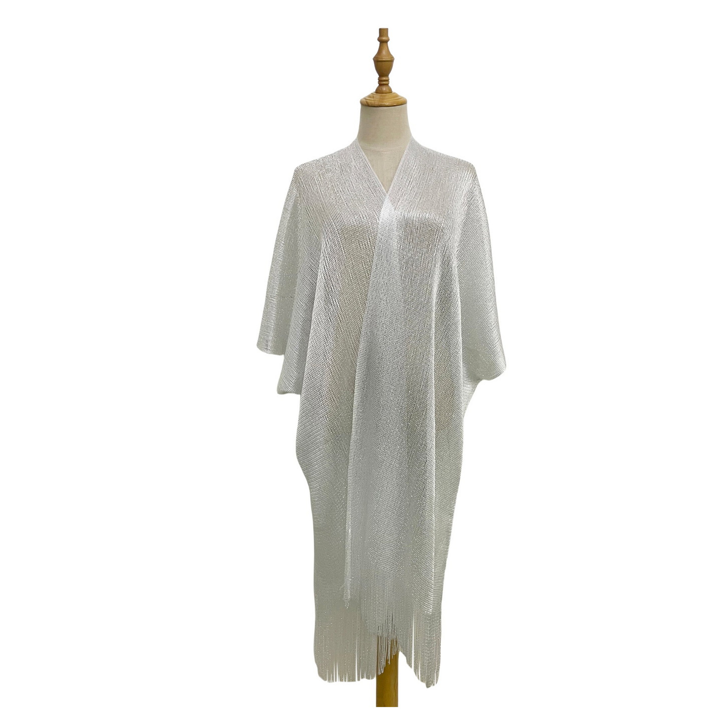 Metallic Kimonos and Ponchos