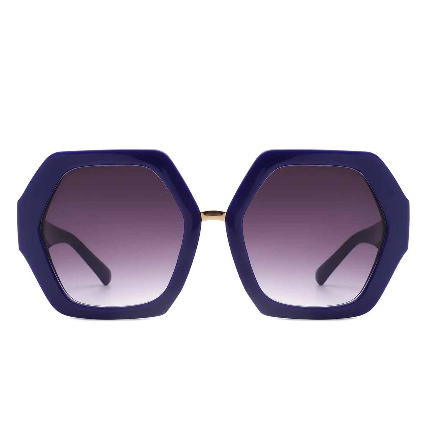 Hexagonal Oversized Ladies Sunglasses