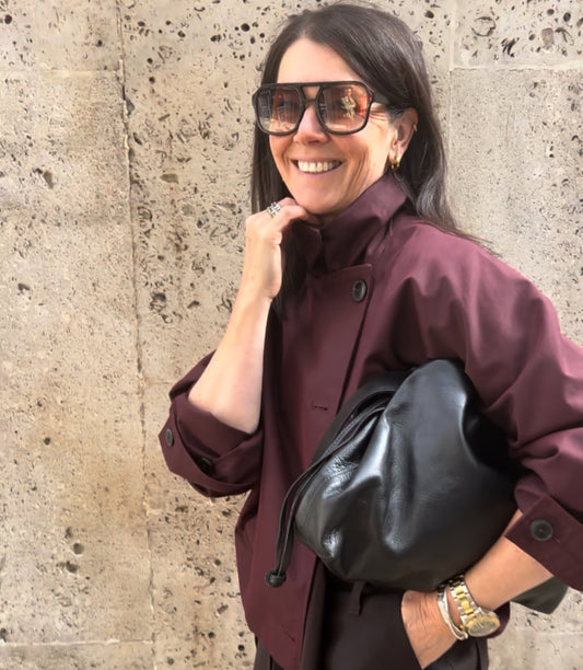 Large Drawstring Slouch Tote