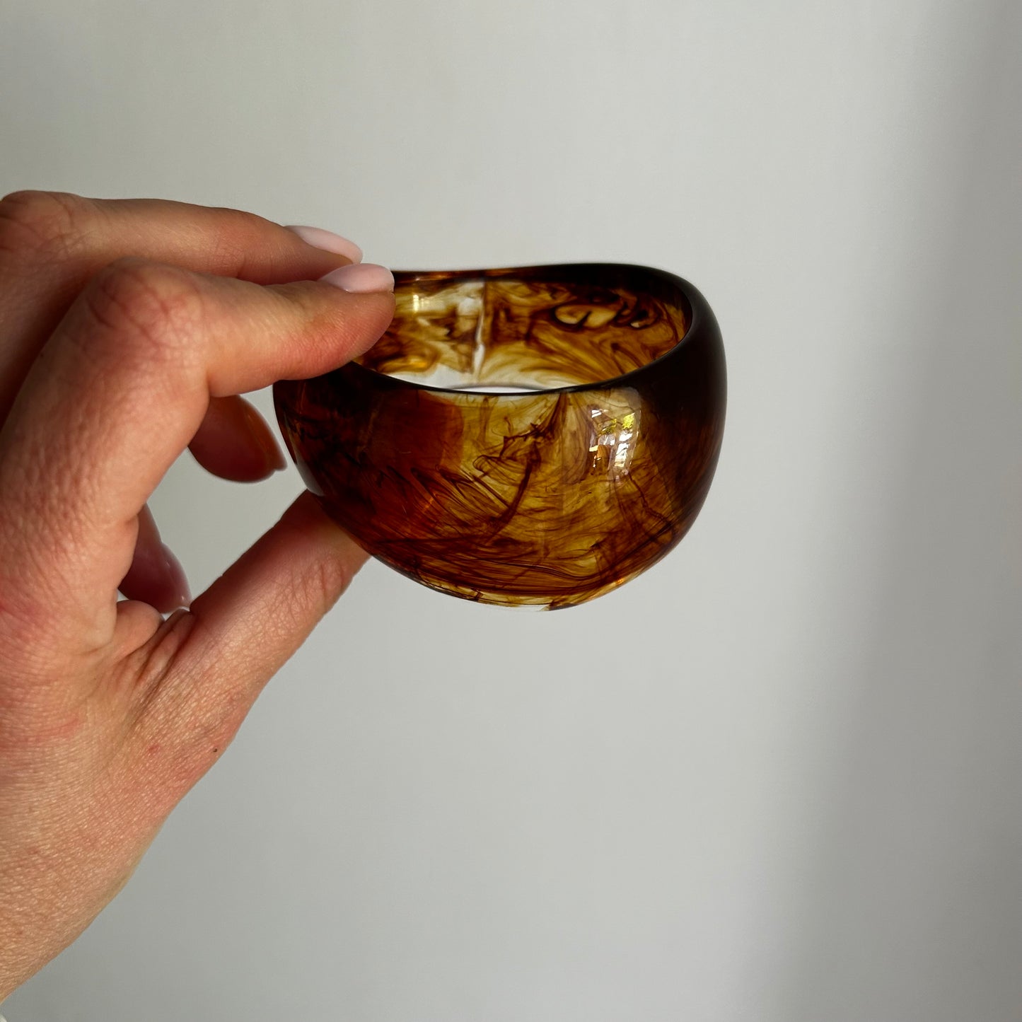 Chunky Marbled Resin Bangles