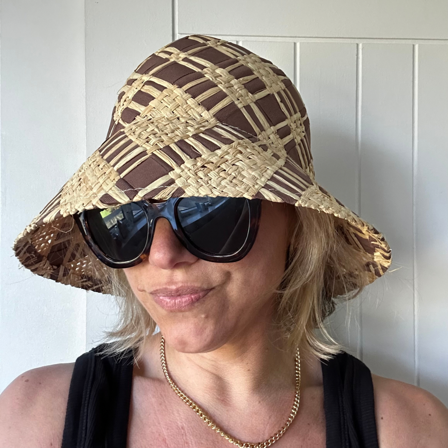 Raffia Woven Bucket Hat