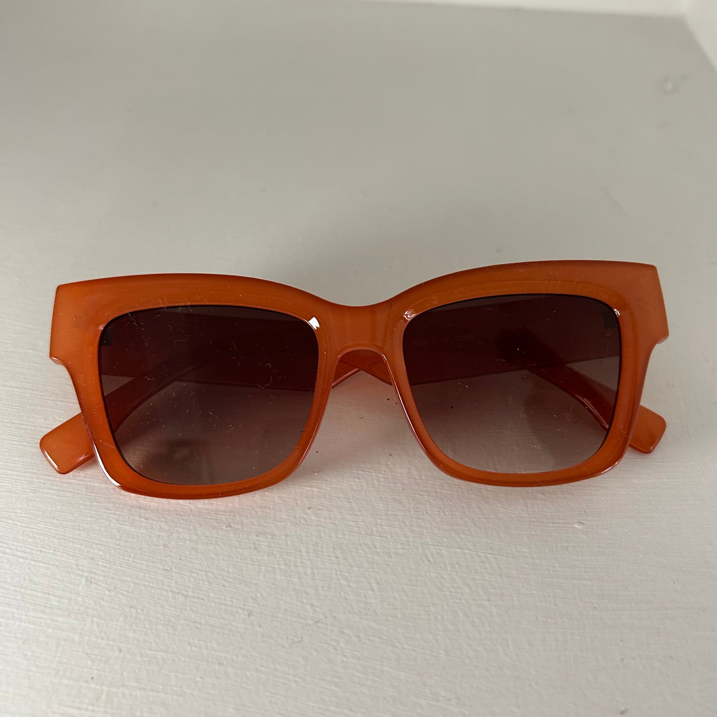 Rust Vintage Cat Eye Sunglasses