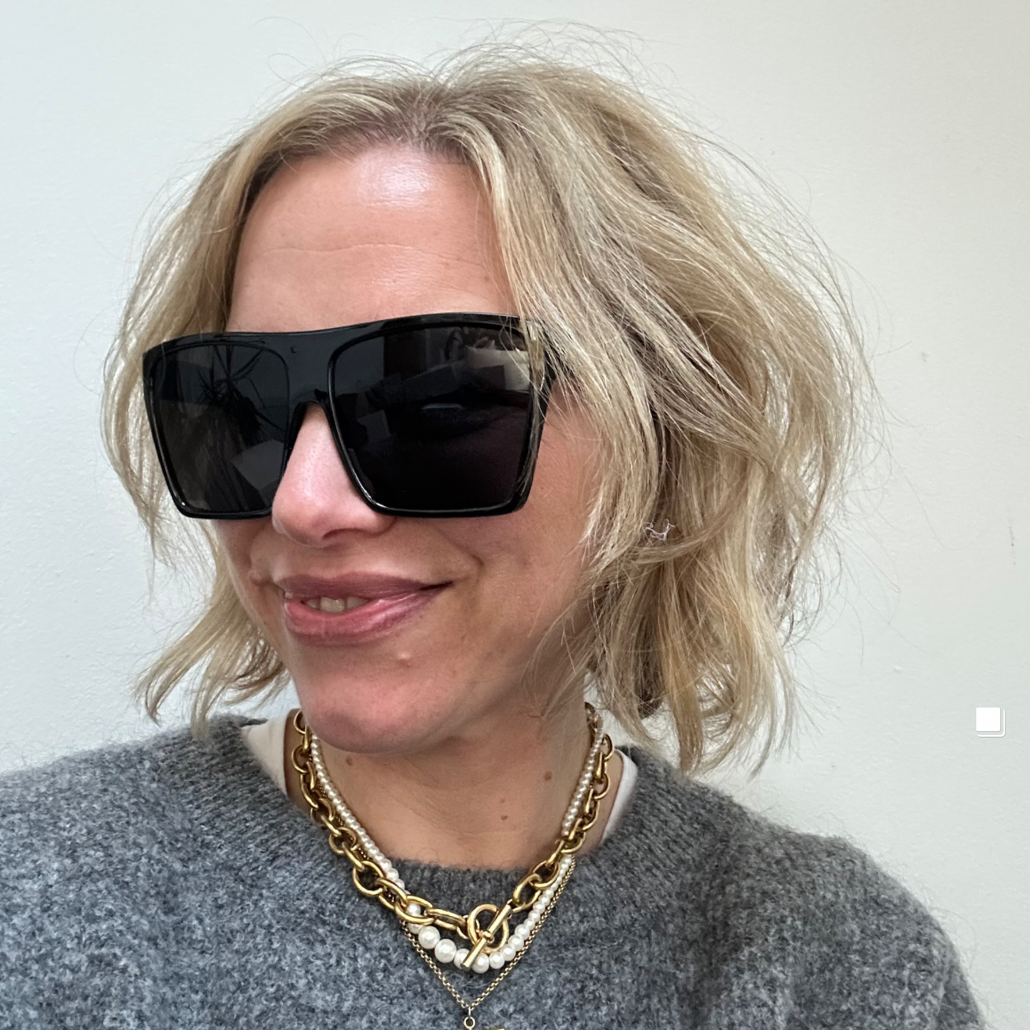 Oversized Flat Top Sunglasses
