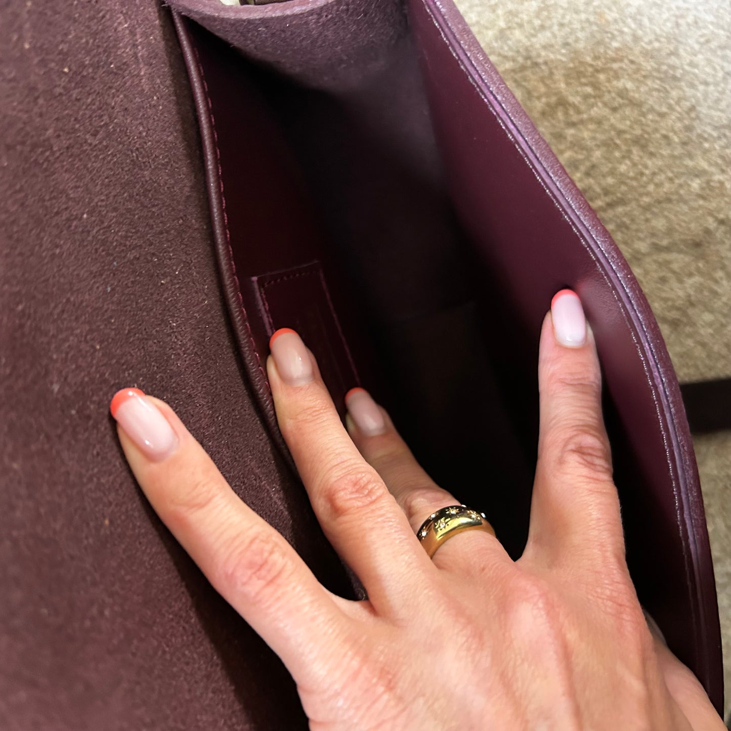 Looped Leather Saddle Bags