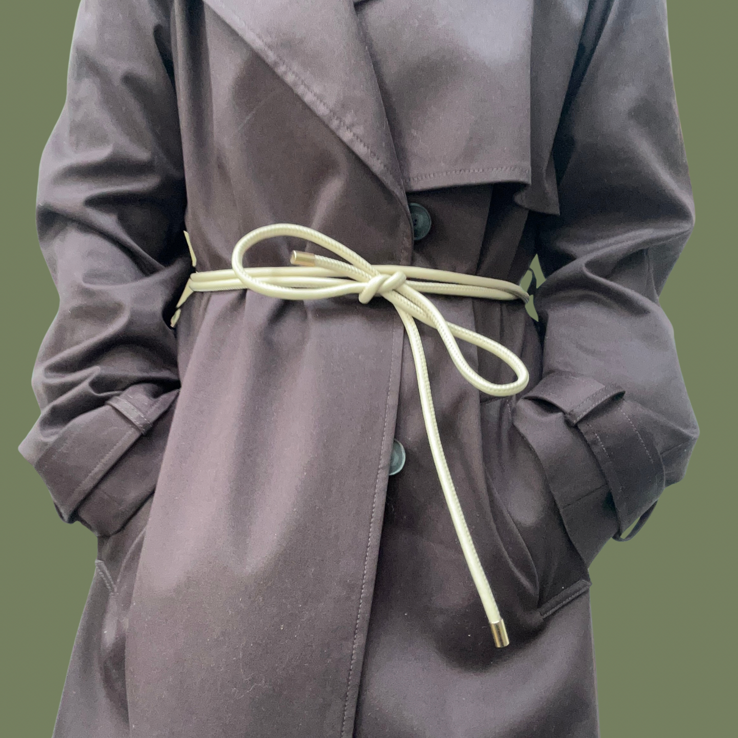 Skinny Vegan Leather Belts