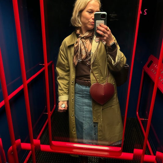 Heart Leather Handbag