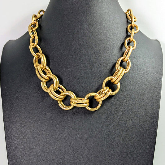 Oversized Gold Chain Necklace