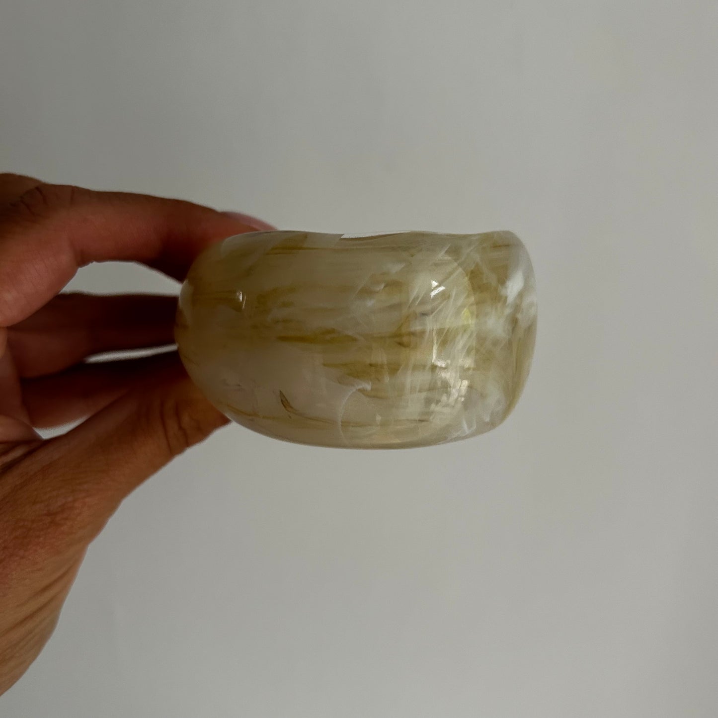 Chunky Marbled Resin Bangle