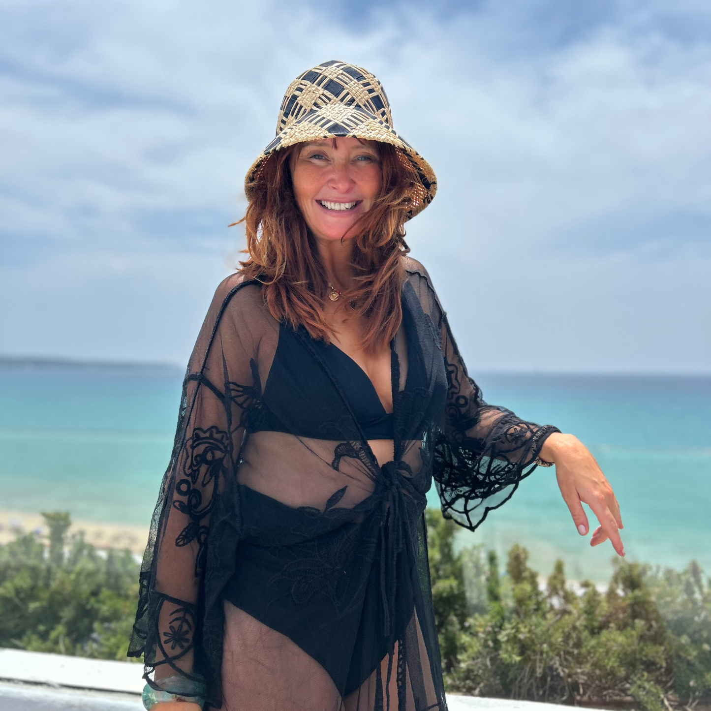 Vintage Style Lace Kimono