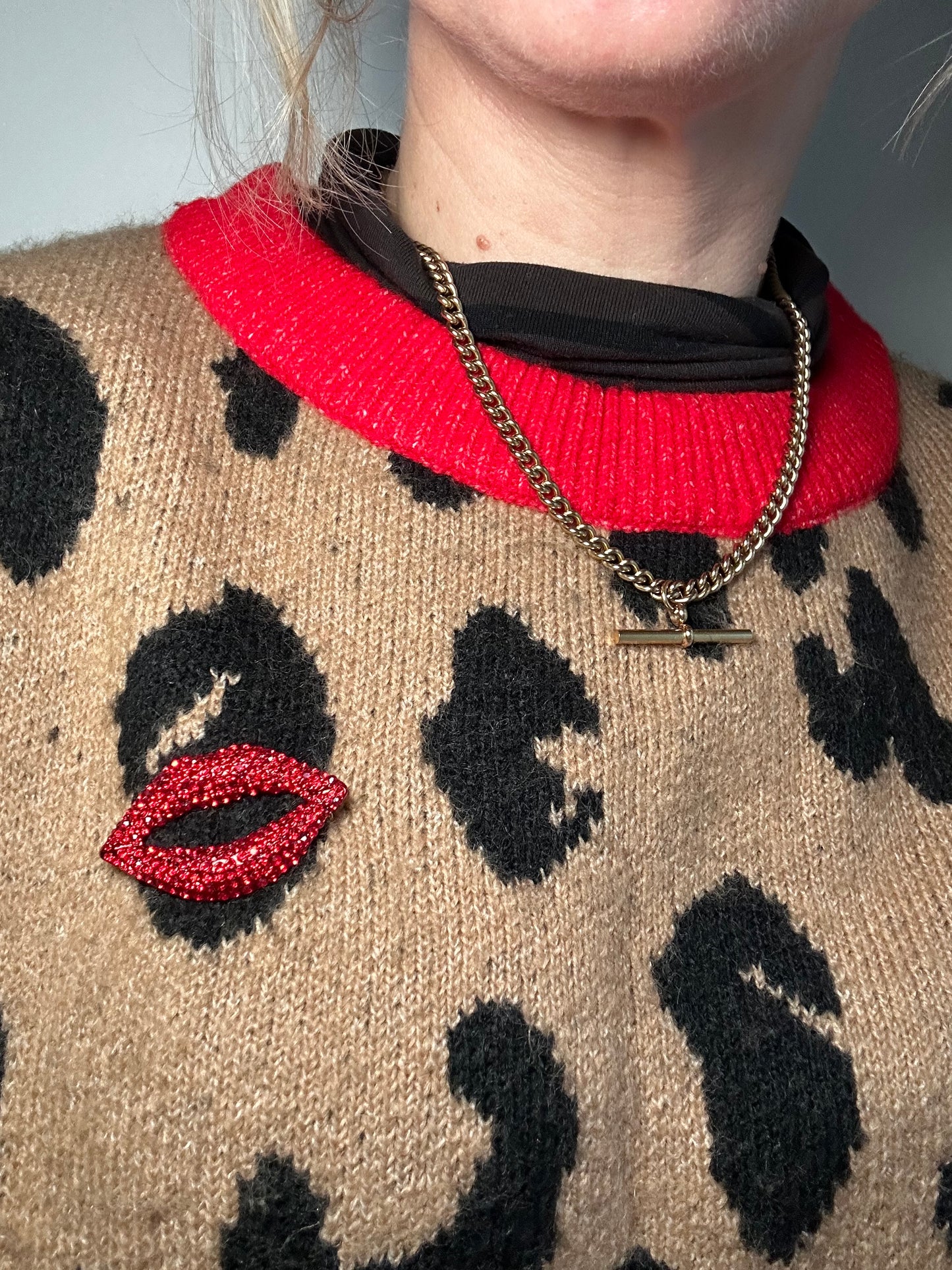 Crystal & Enamel brooches