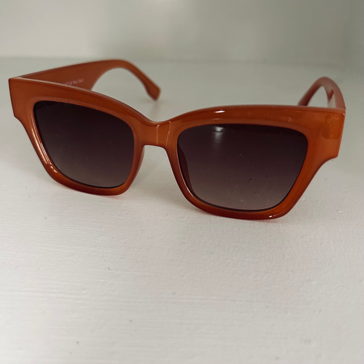 Rust Vintage Cat Eye Sunglasses