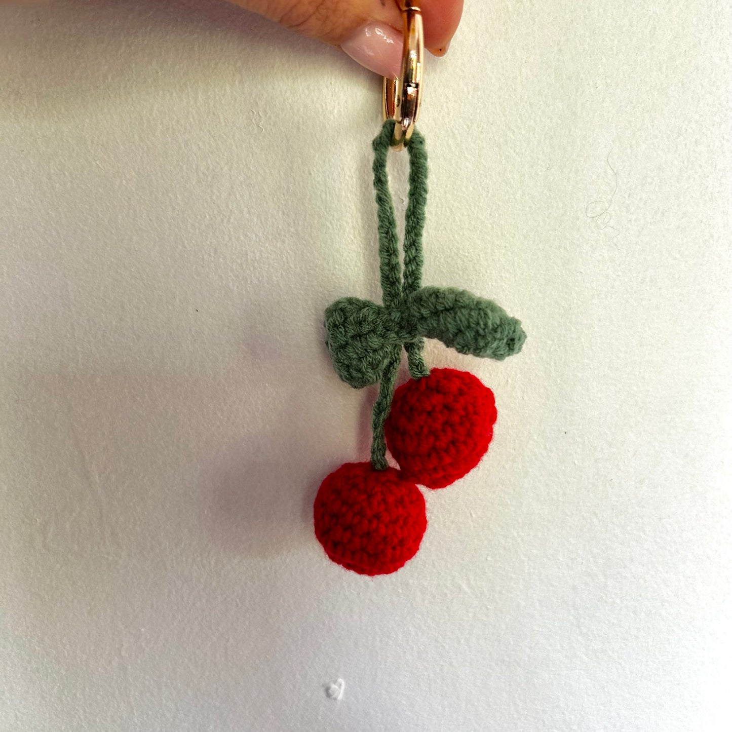 Crochet Cherry Charms