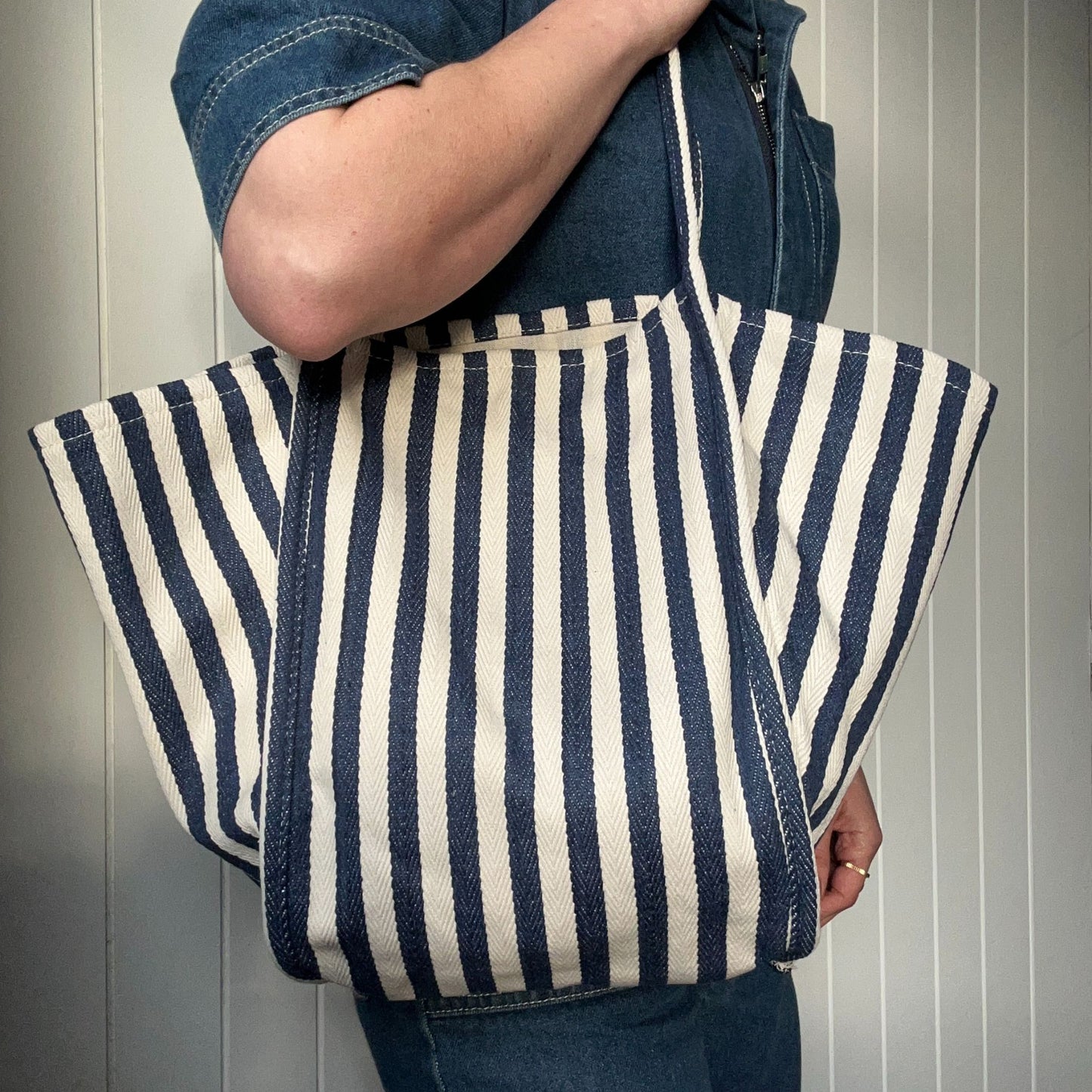 Striped Canvas Bags