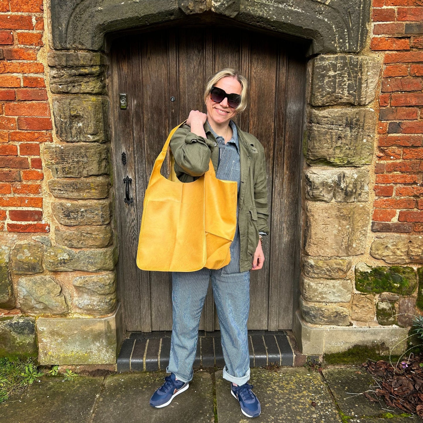 XL Vegan Leather Tote Bags (various colours)