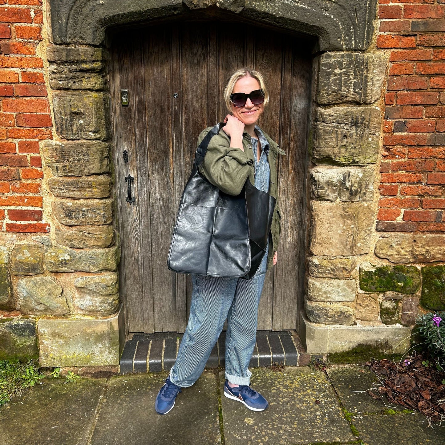 XL Vegan Leather Tote Bags (various colours)