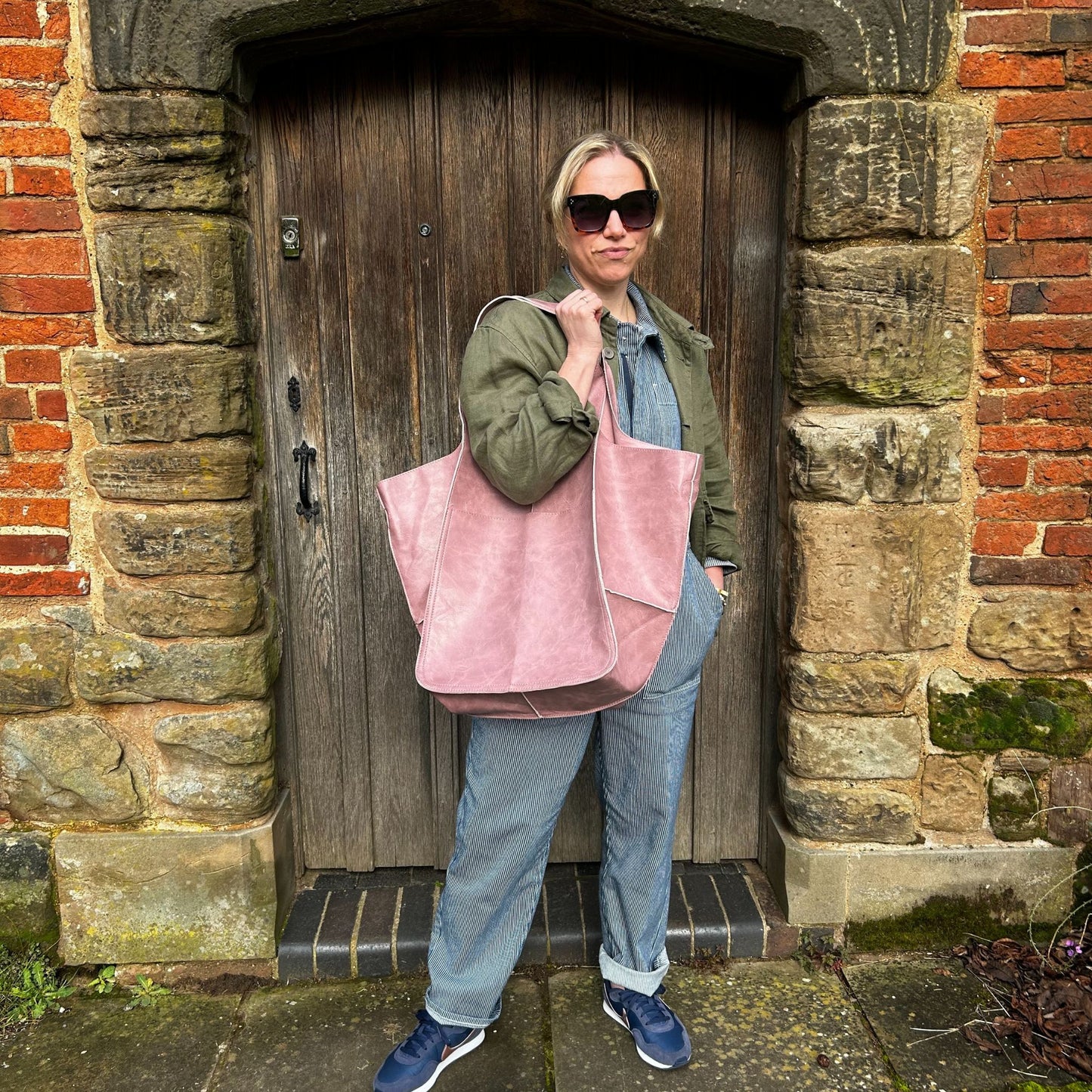 XL Vegan Leather Tote Bags (various colours)