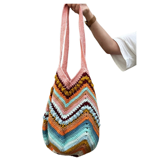 Crochet Bags (pink or rainbow)