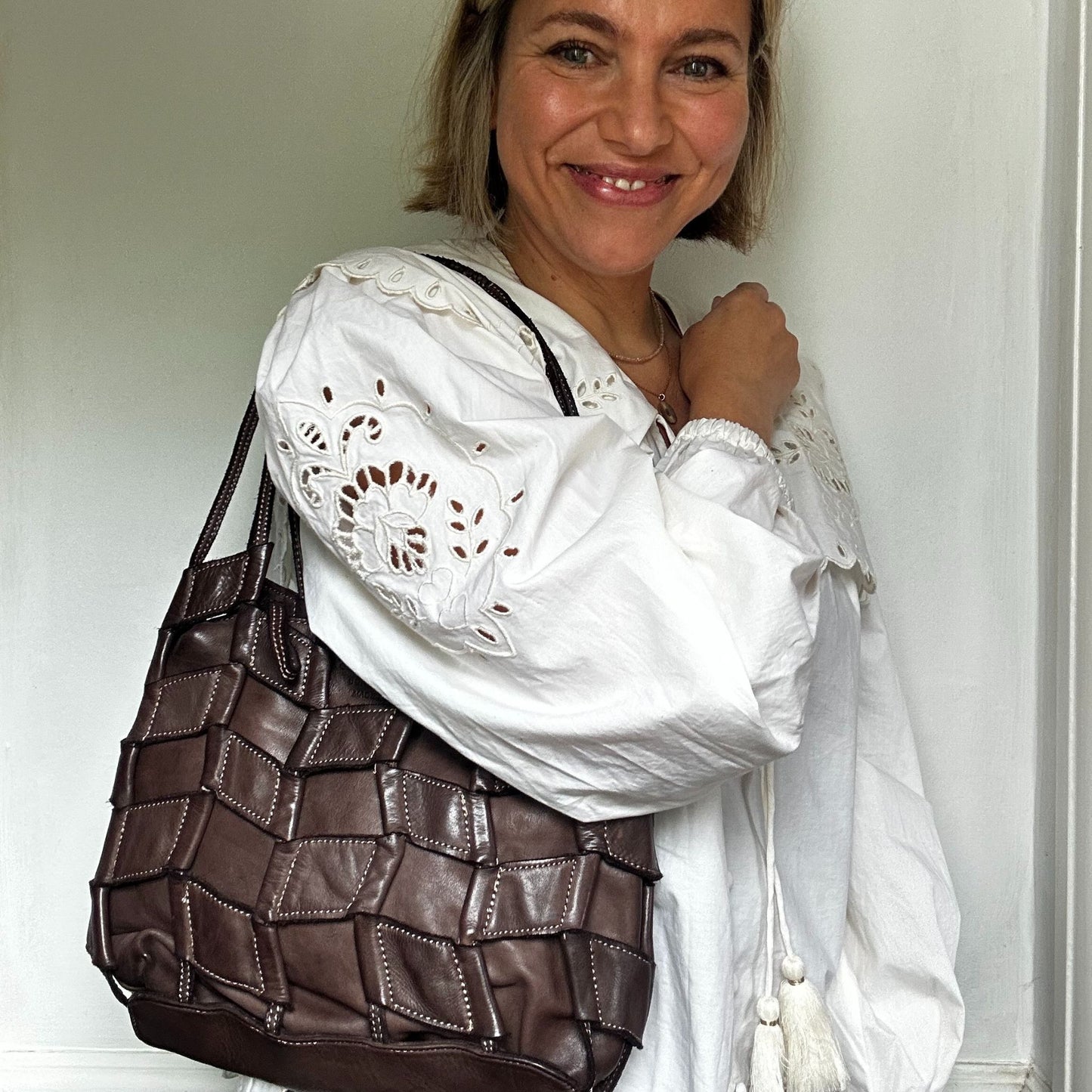 Patchwork Leather Handbag