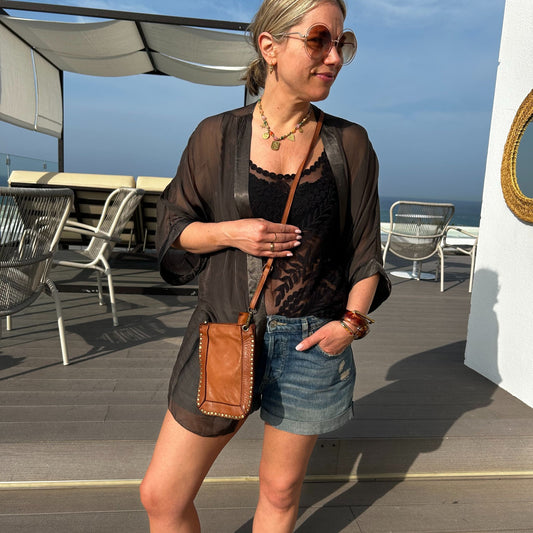 Silk Blend Kimonos (various colours)