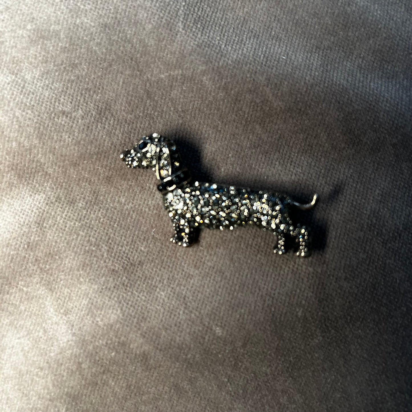 Crystal & Enamel brooches