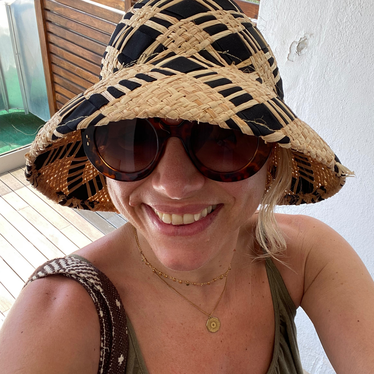 Raffia Woven Bucket Hat
