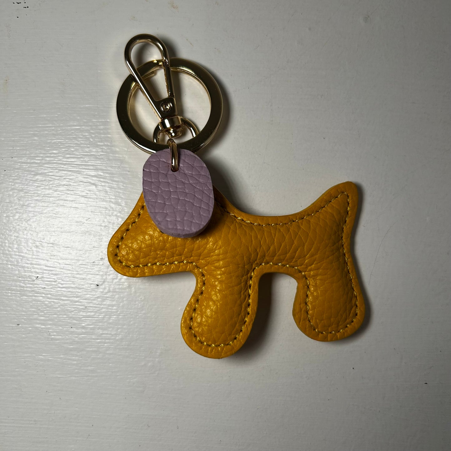 Dog Leather Bag Charms