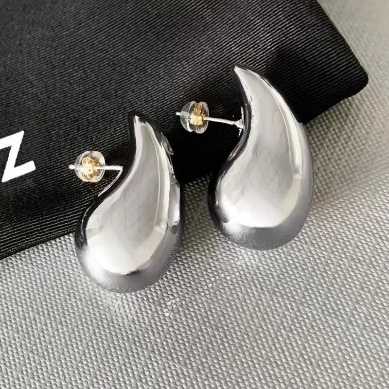 Gold or Silver Teardrop Earrings
