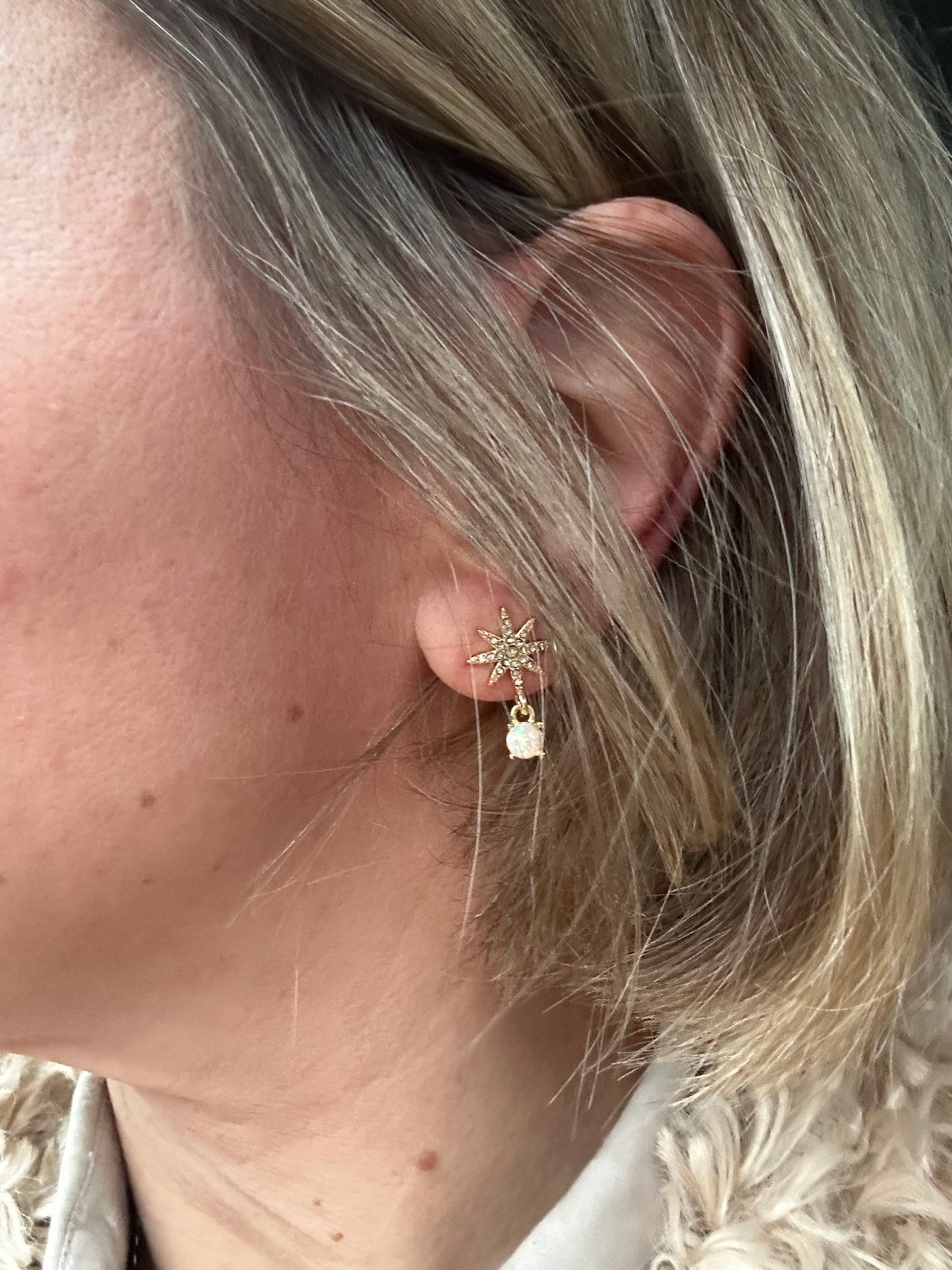 Star and Moon earrings