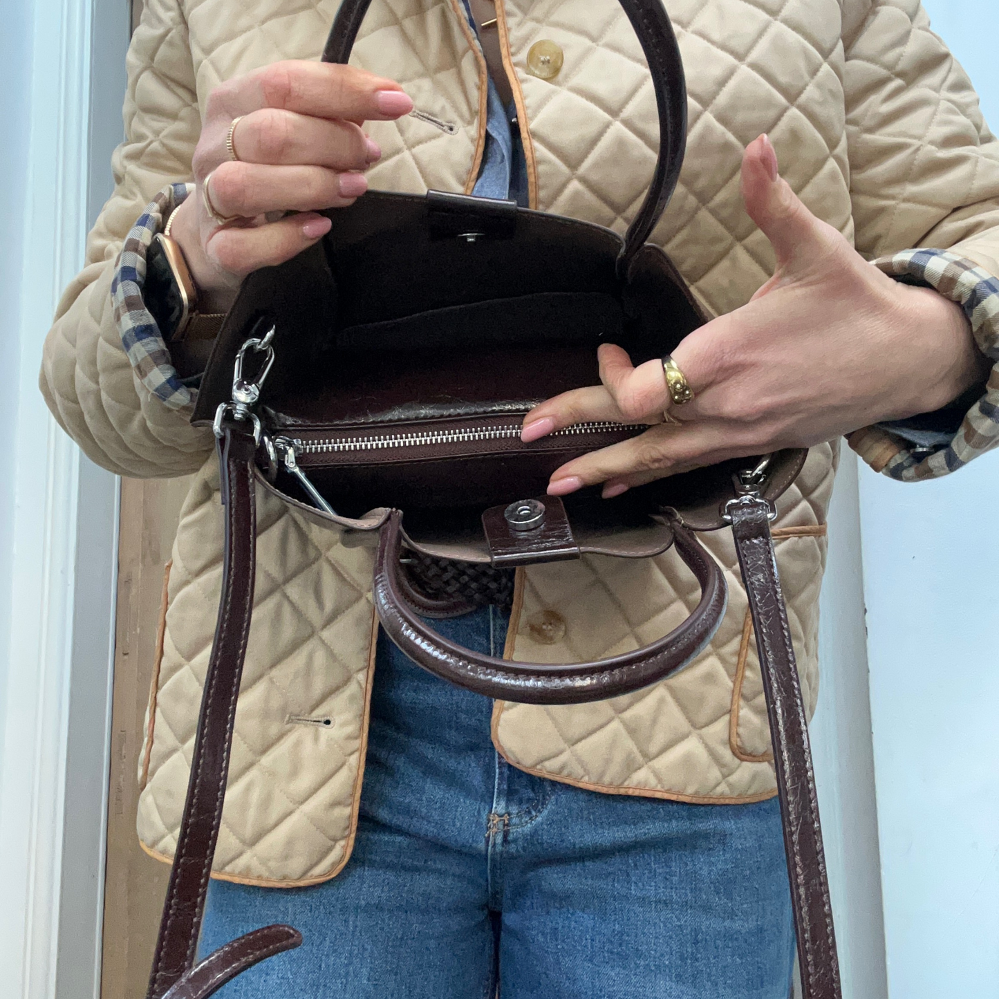 Oil Waxed Leather Bag