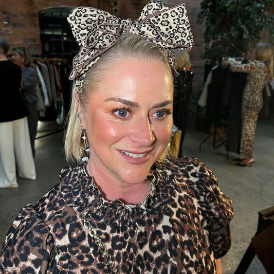 Leopard Print Bow Hairband