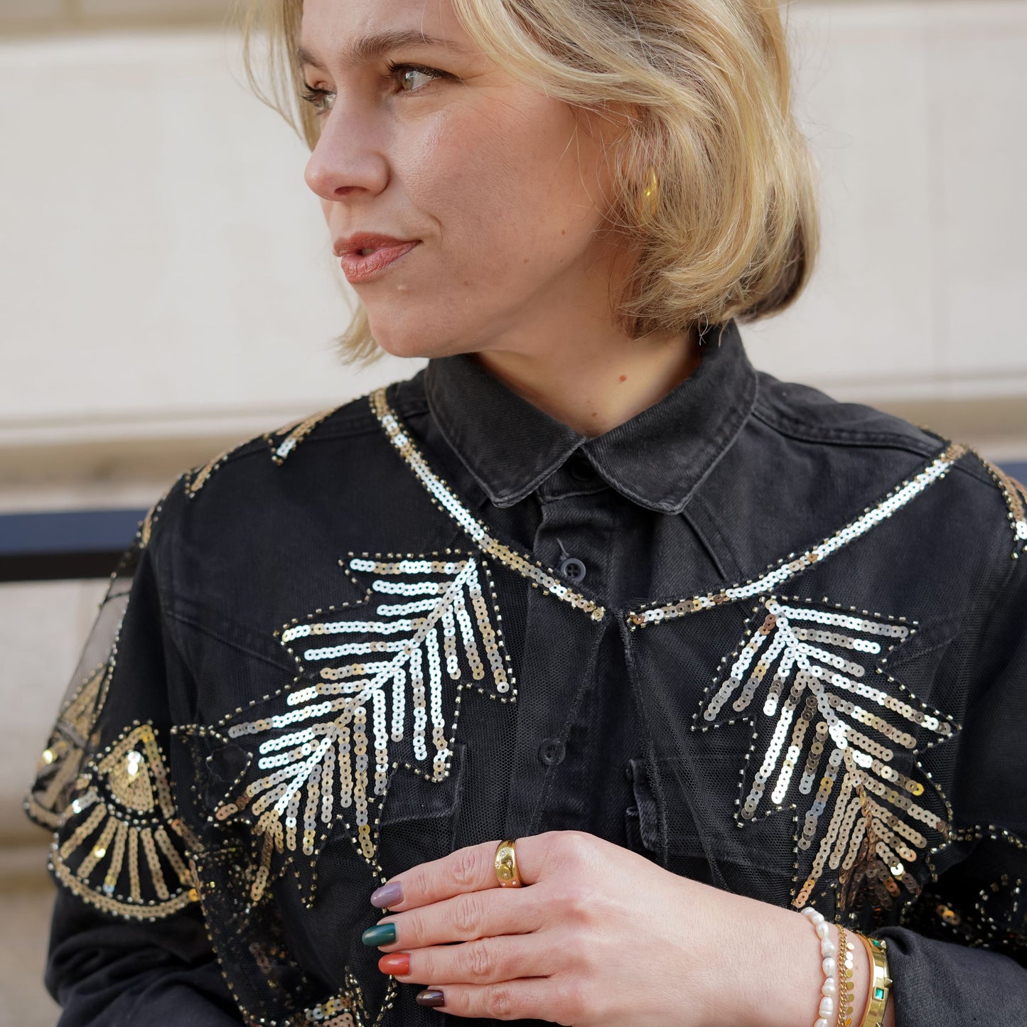 Sequin & Beaded capes