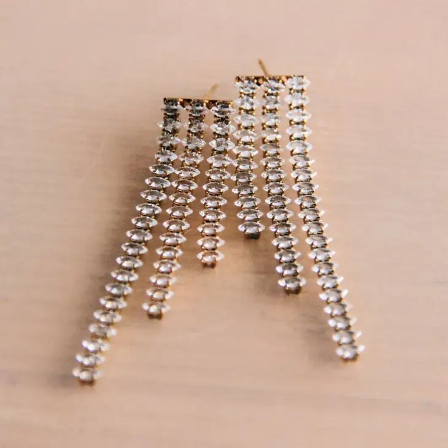 Crystal Dangly Earrings