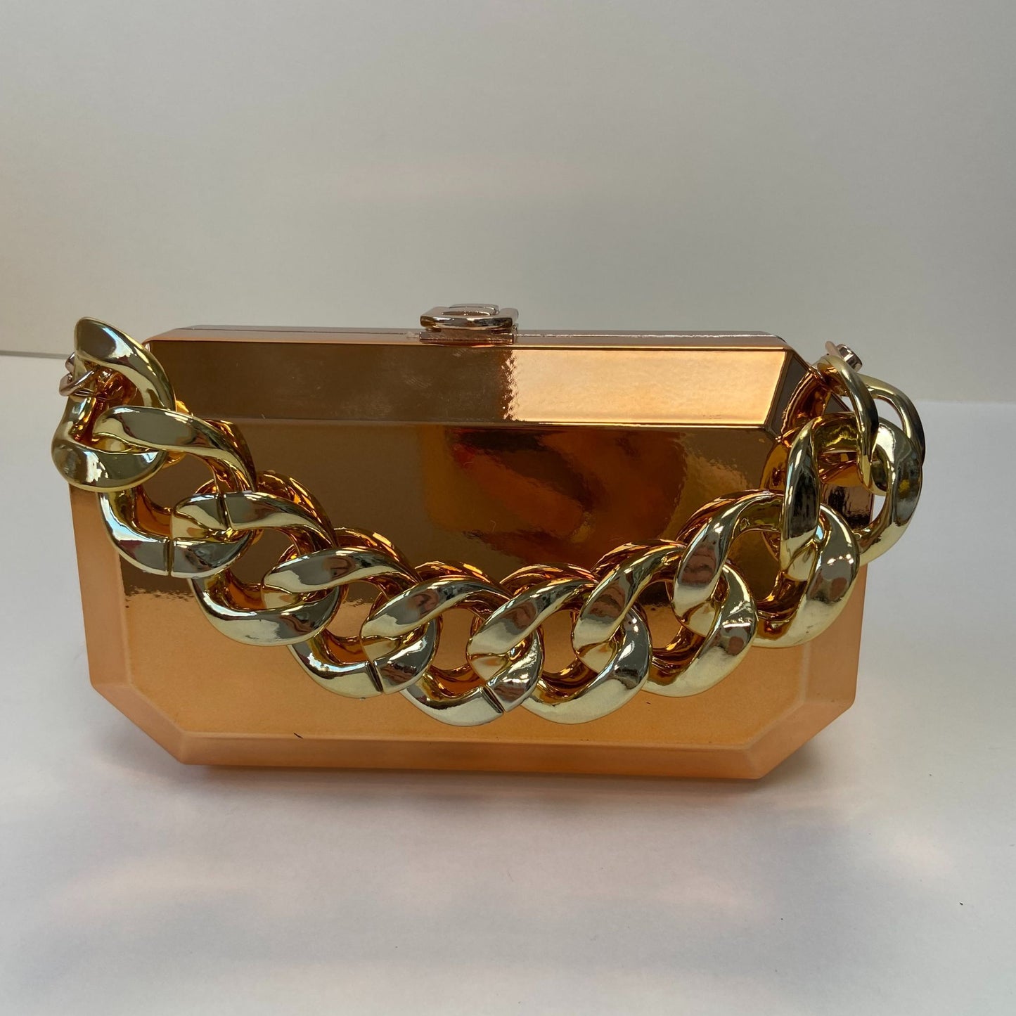 Metal Box Clutch Bags