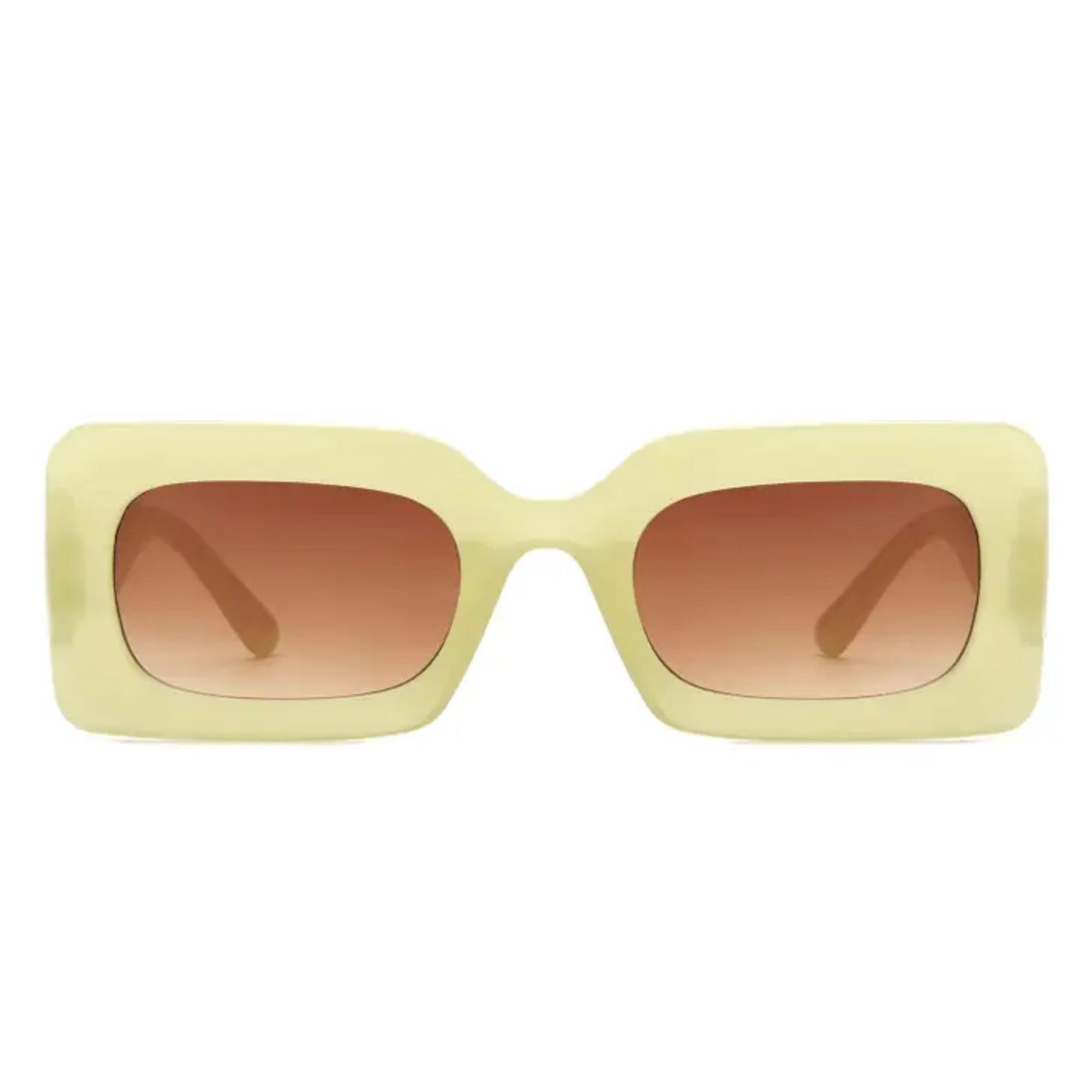 Bright Rectangular Sunglasses