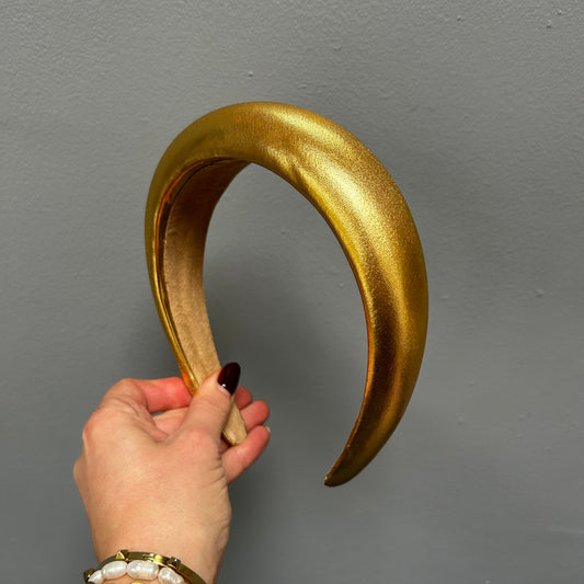 Gold or Silver Padded Hairbands
