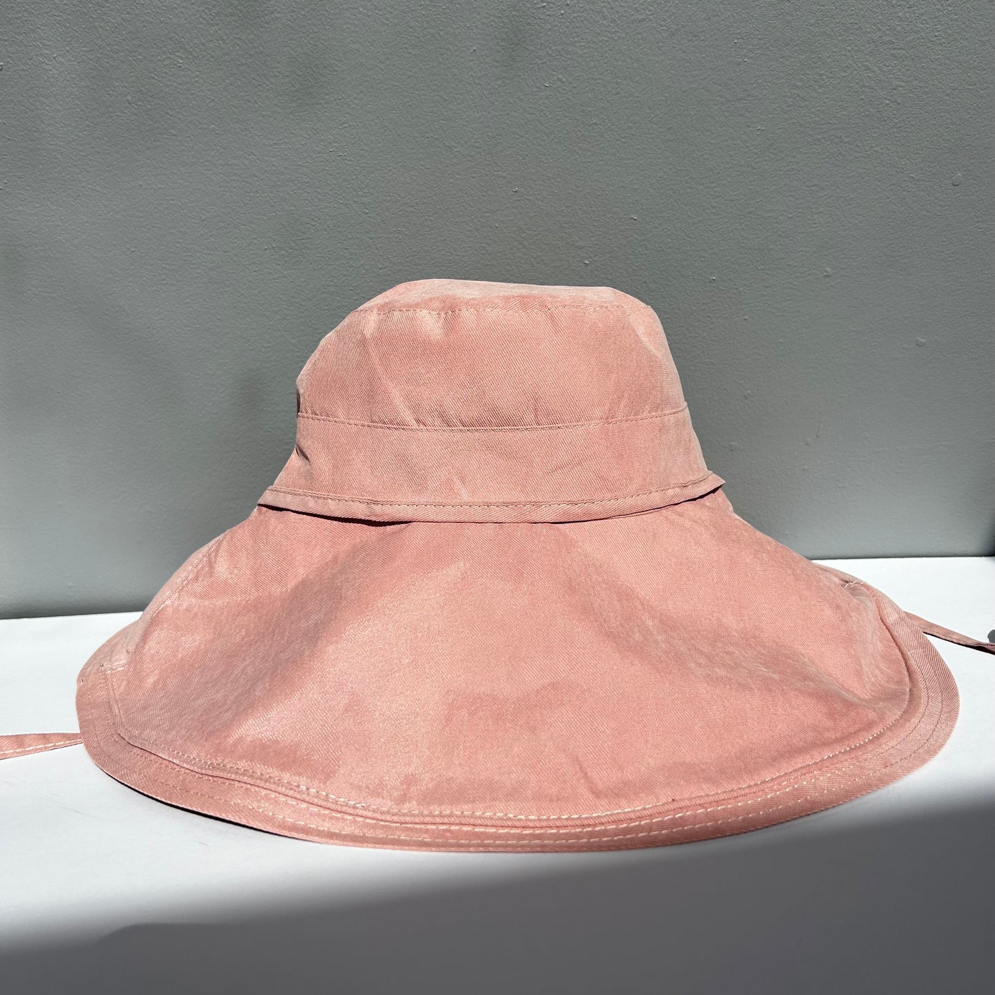 Wide brimmed reversible checked sunhats