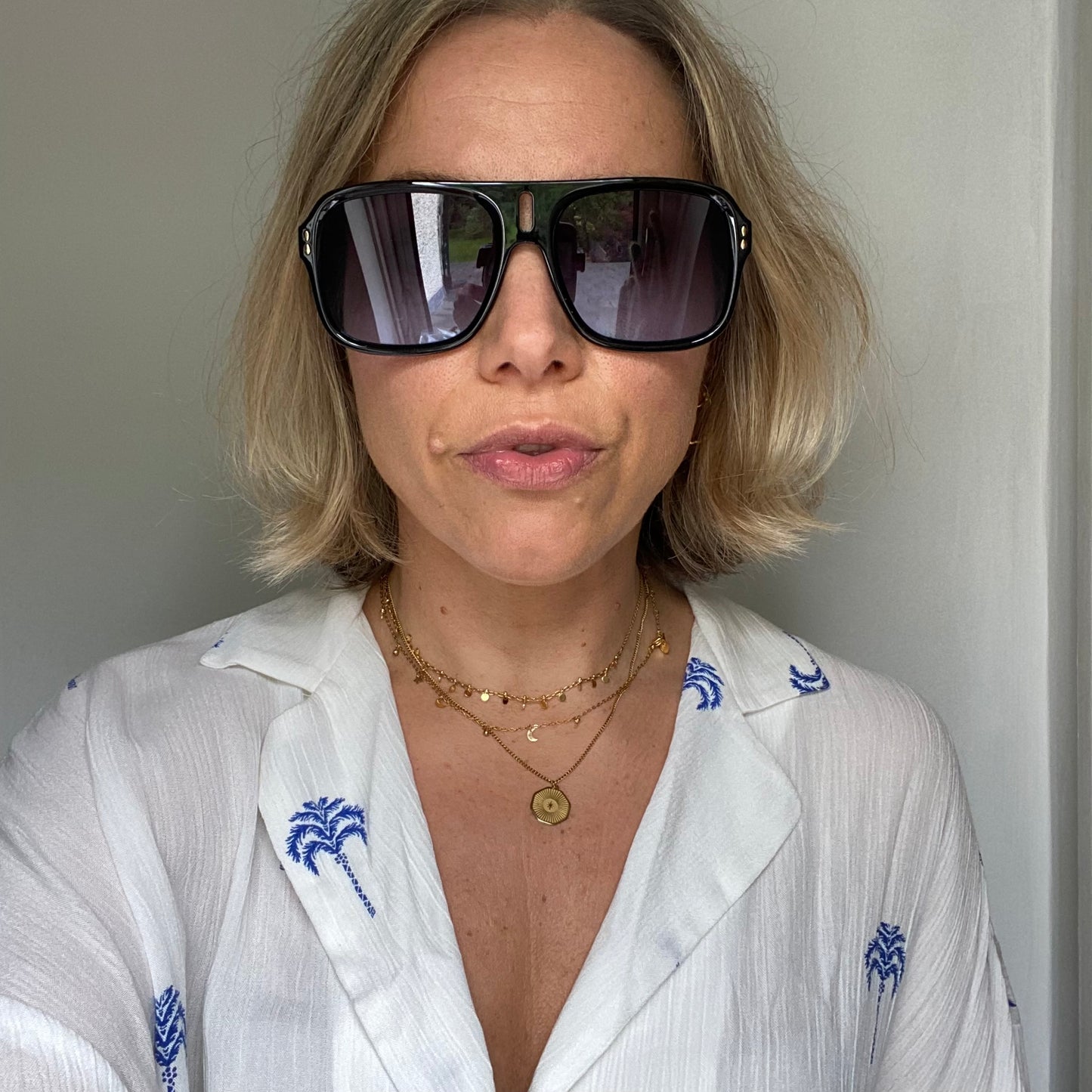 Retro Aviator Style Unisex Sunglasses