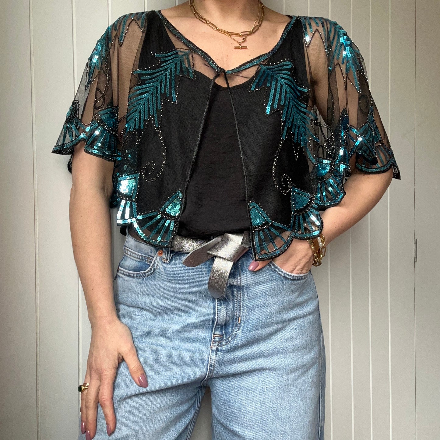 Sequin & Beaded capes
