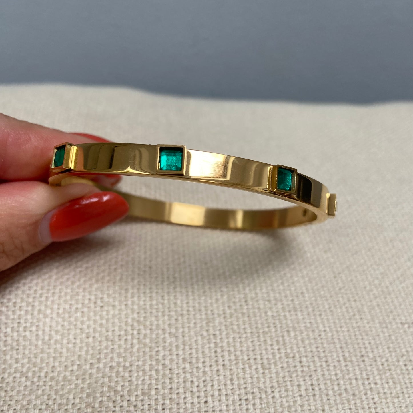 Jewelled Gold Bangles