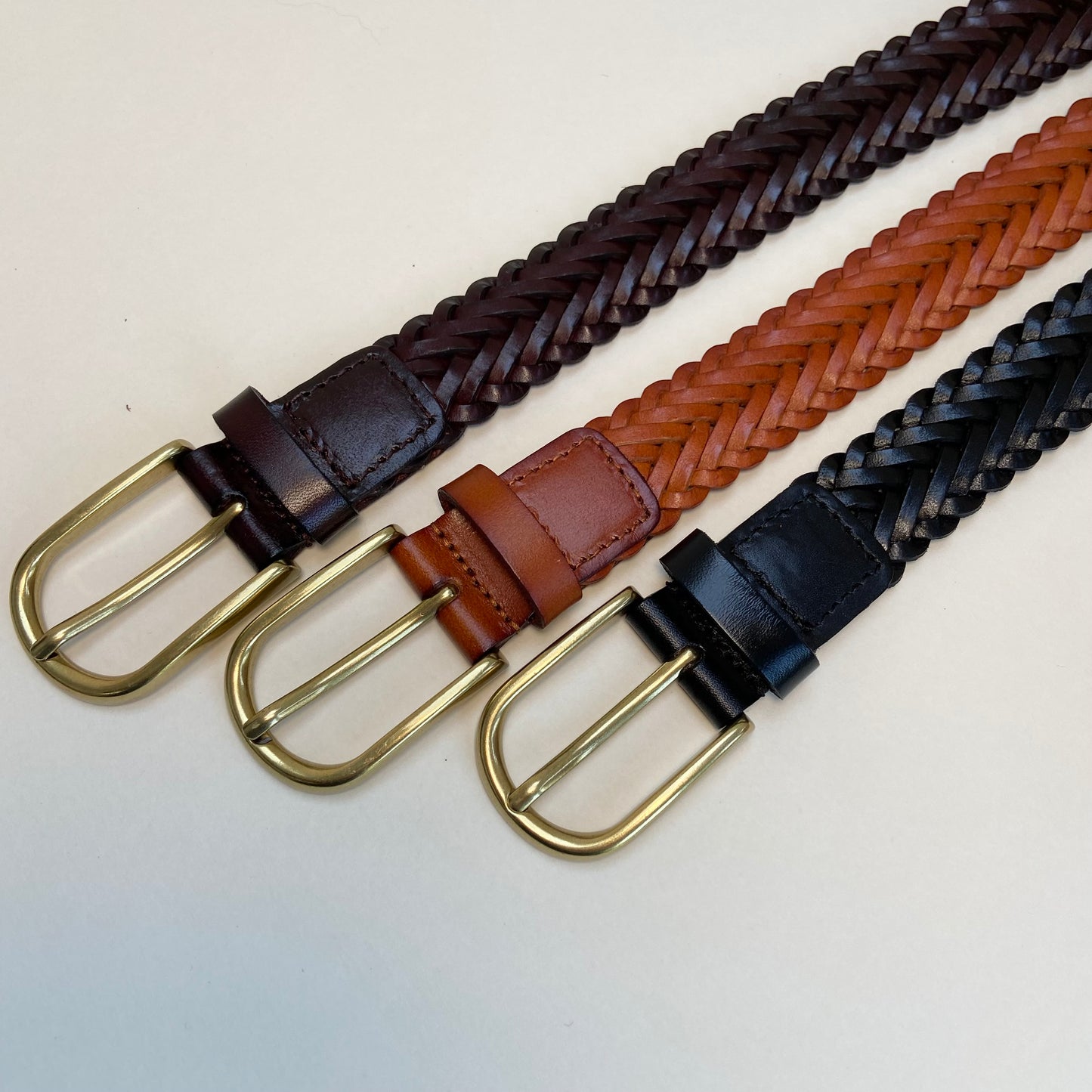 Woven Leather Belts