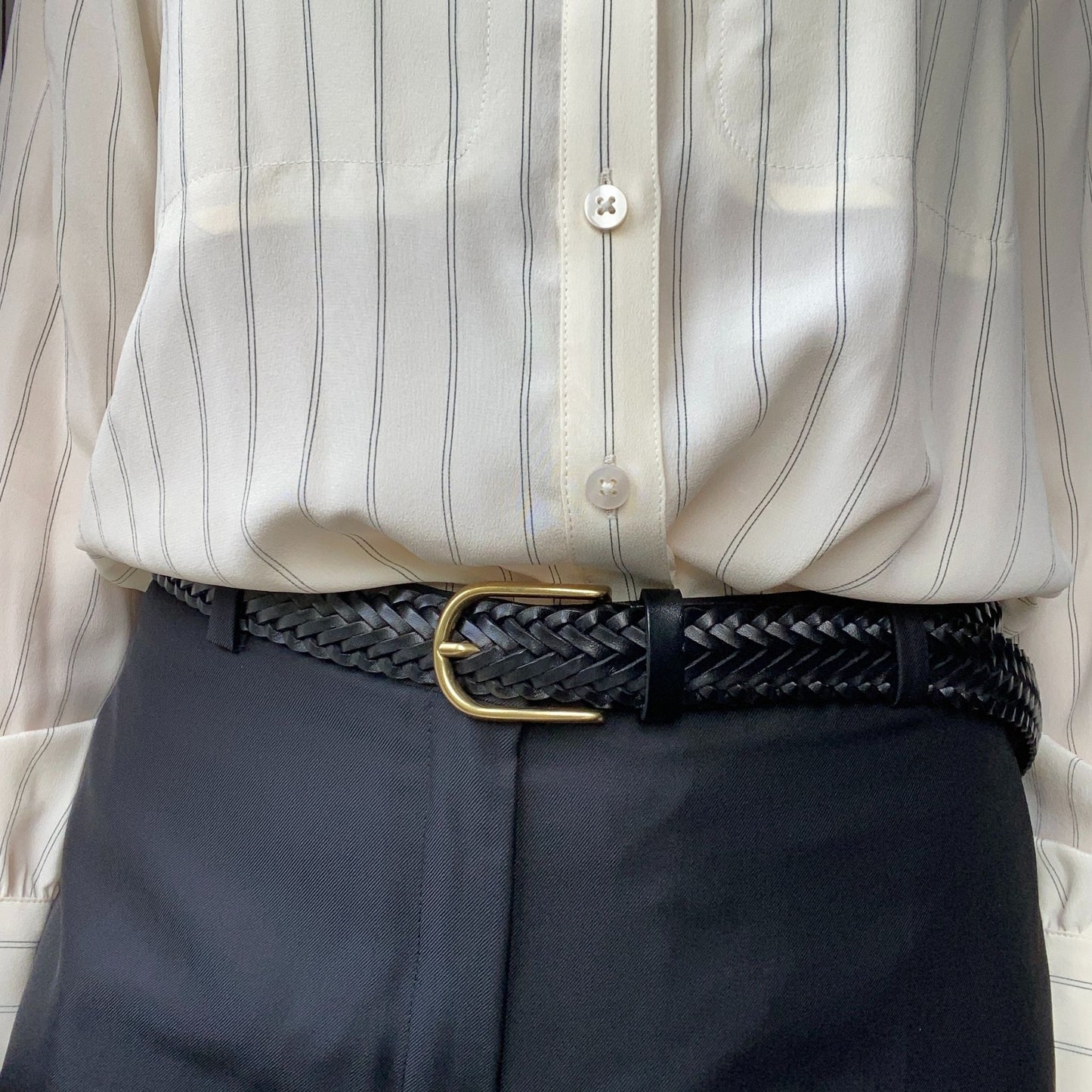 Woven Leather Belts