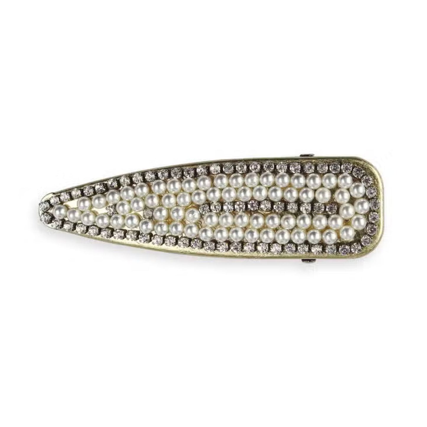 Pearl & Crystal Hair Slide
