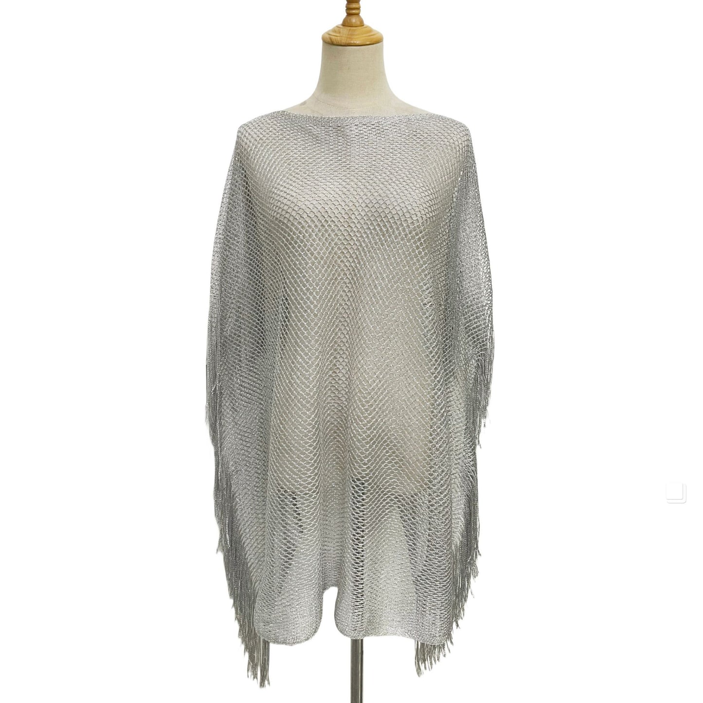 Metallic Kimonos and Ponchos