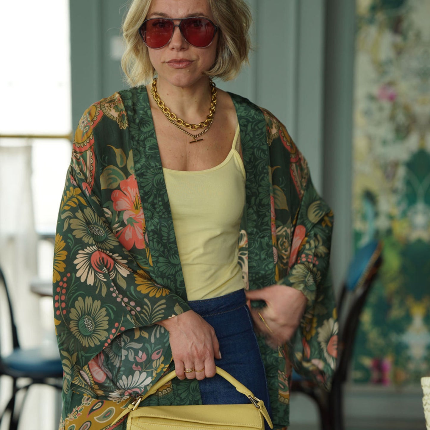Vintage Style Kimono Jacket