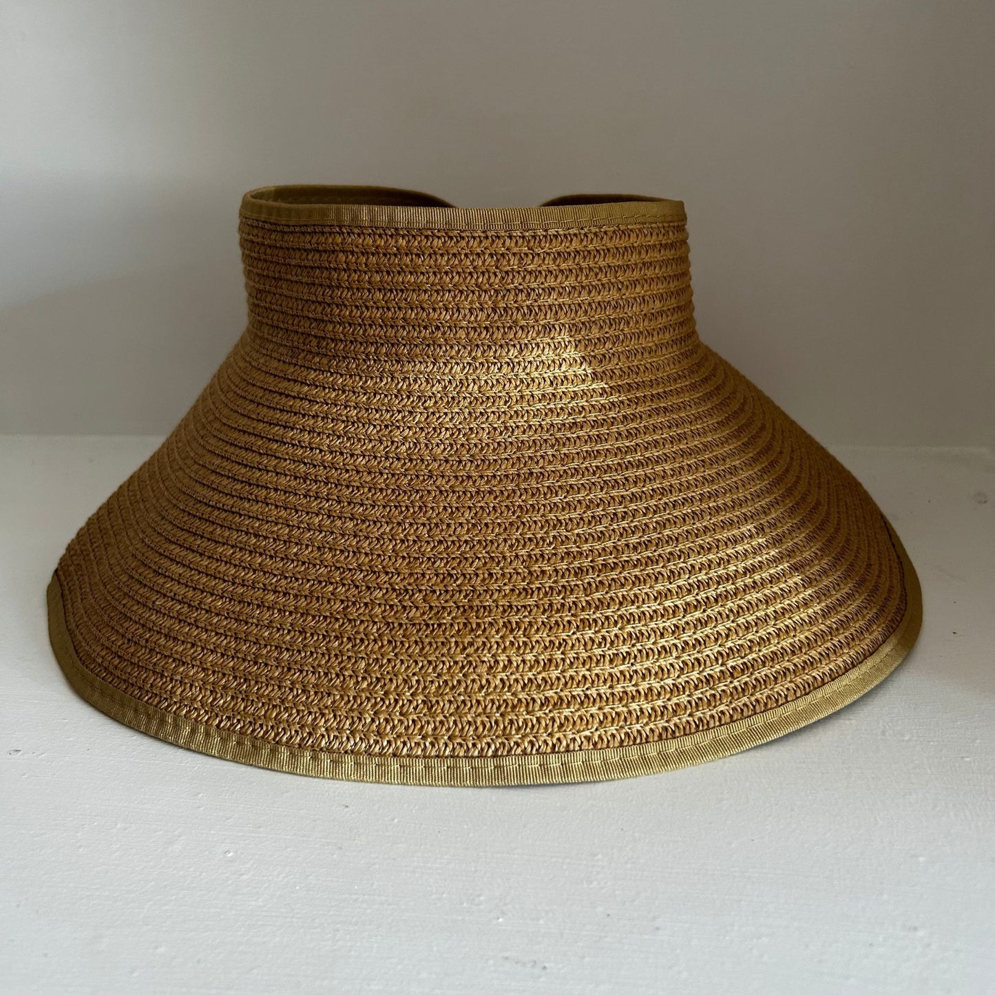 Raffia Packable Sun Visors