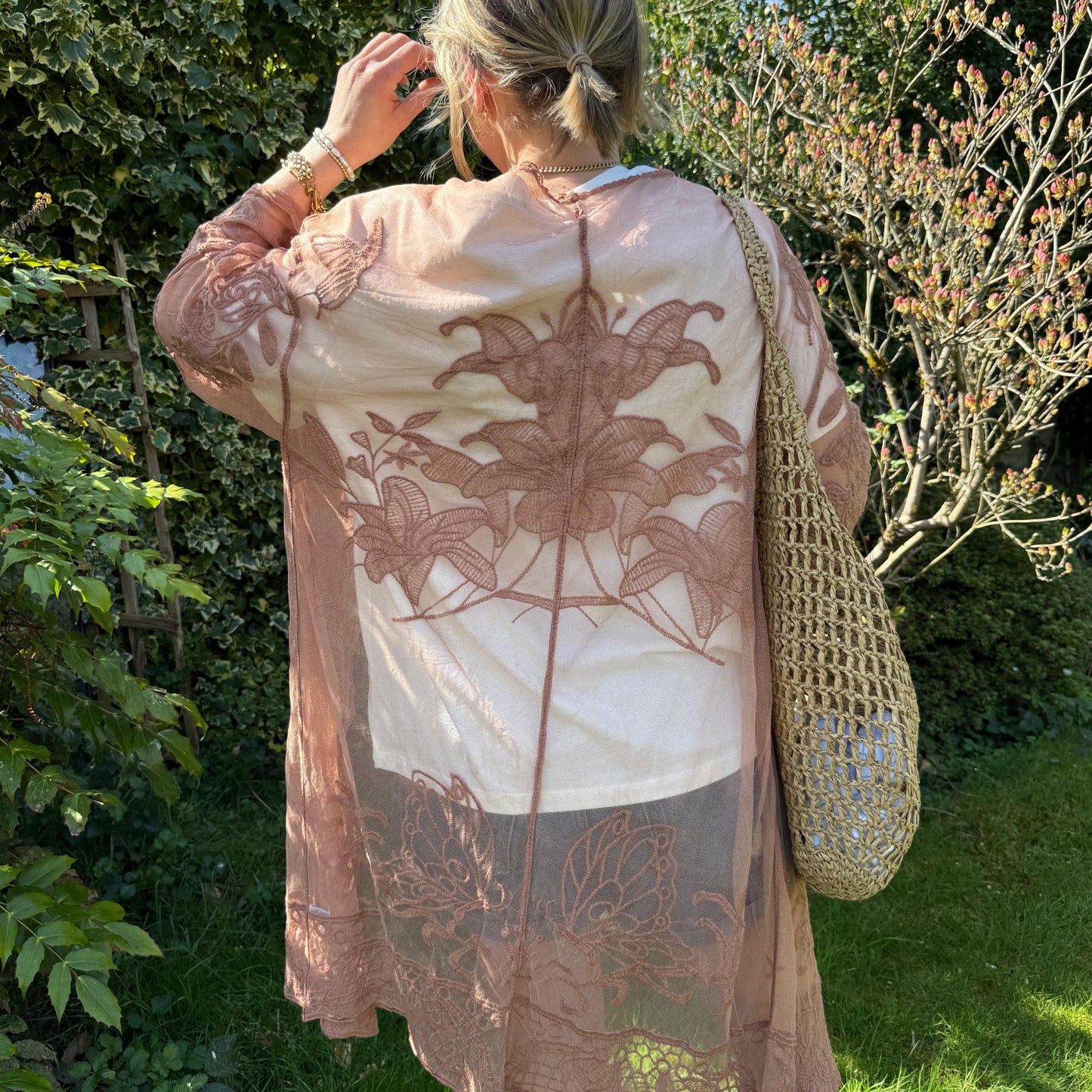Vintage Style Lace Kimono